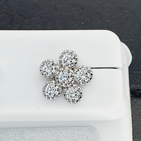 "925 sterling silver luxury CZ earrings for women/girls, Best for RJUS2232 - Picture 8 of 11